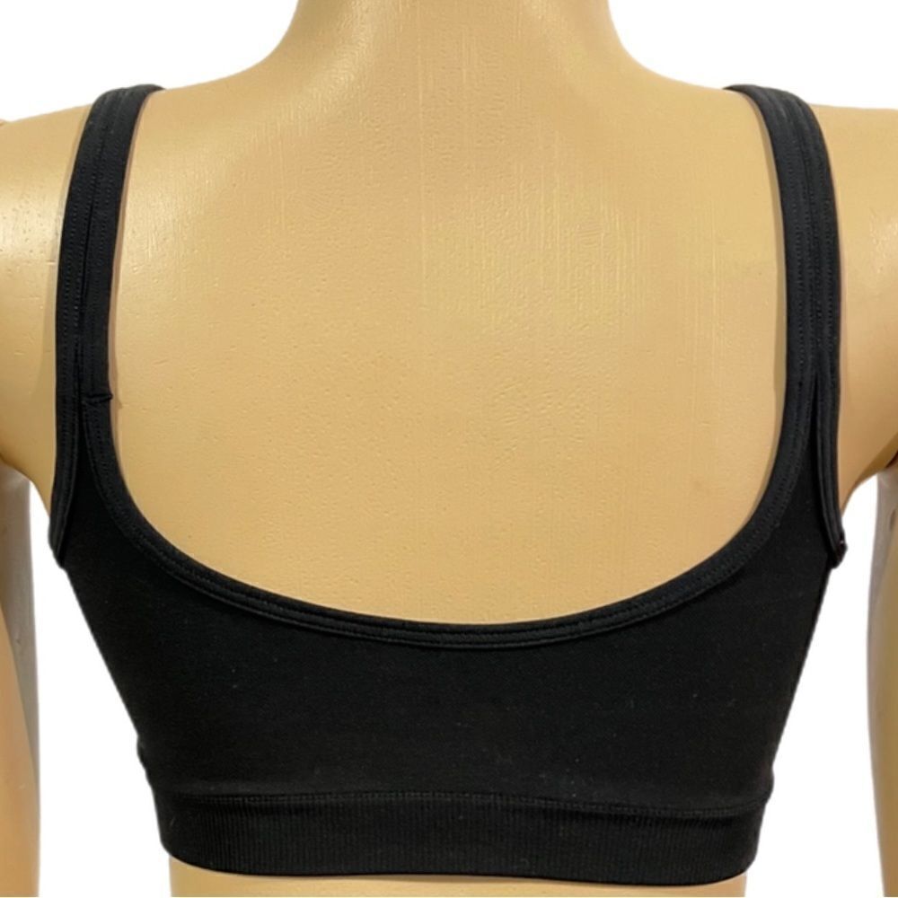 Victoria’s Secret Seamless Comfort Sexy fishnet Front Unlined sport bra black S - Picture 4 of 4